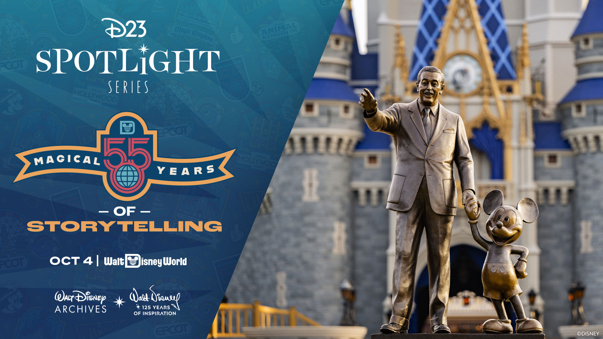 D23 Spotlight Series Celebrates 55 Magical Years of Walt Disney World Storytelling This October | The Main Street Mouse D23 Spotlight Series Celebrates 55 Magical Years of Walt Disney World Storytelling This October